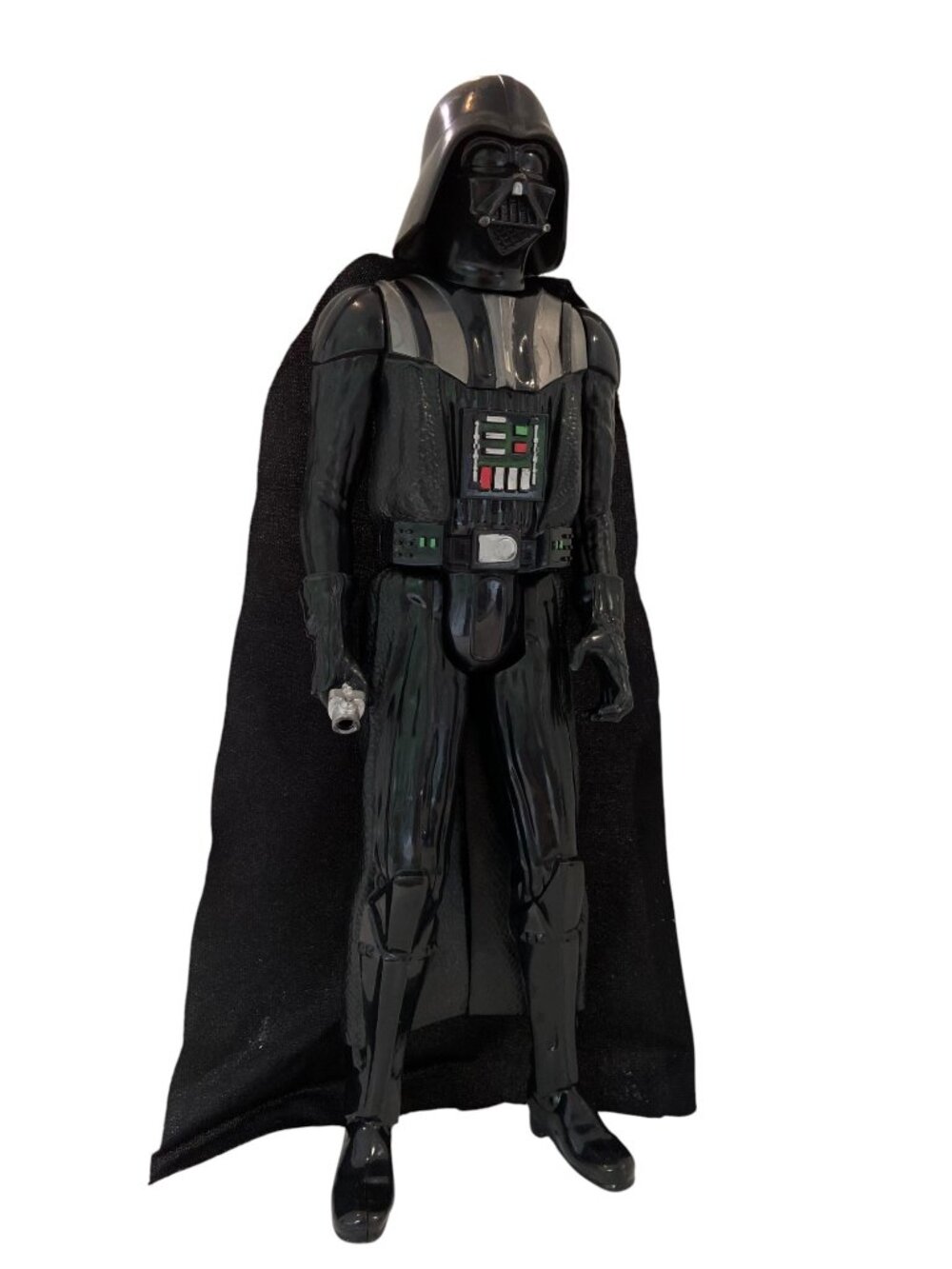 Vintage Darth Vader Action Figure With Removable Cape And Lightsaber Accessory -